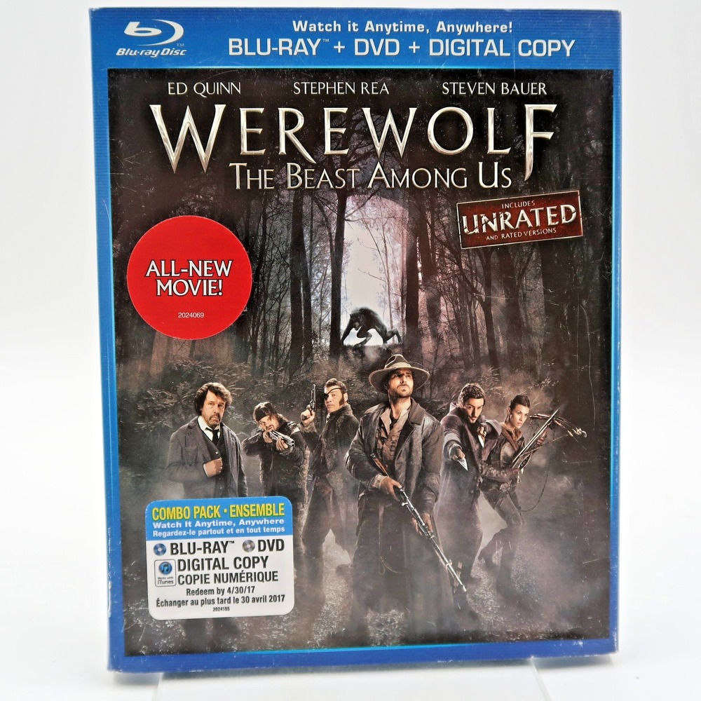Werewolf The Beast Among Us Blu-ray DVD Ed Quinn Stephen Rea Steven Bauer 2012
